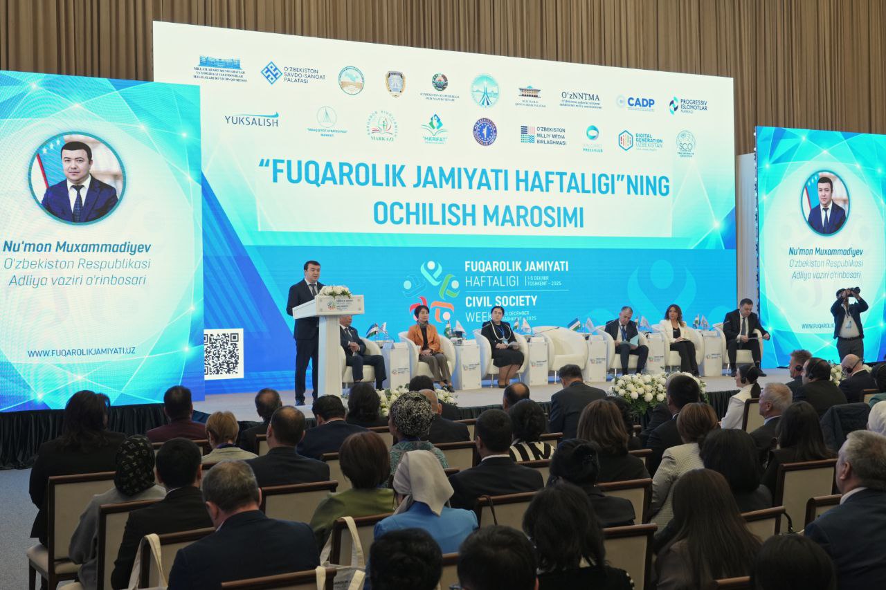 Toshkentda “Fuqarolik jamiyati haftaligi” start oldi