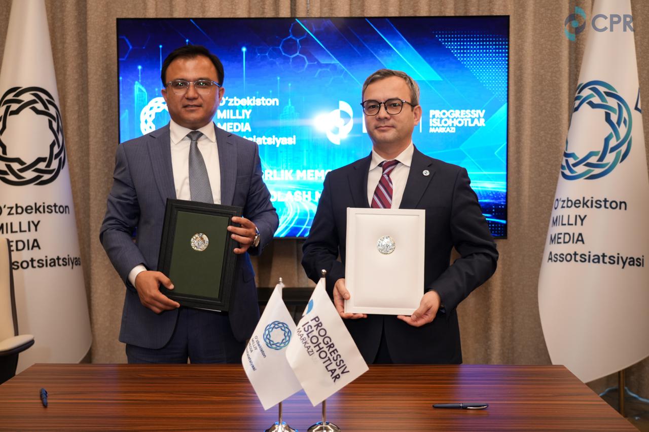 CPR Signs Memorandum of Cooperation with the National Media Association of Uzbekistan
